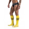 Mister B URBAN Football Socks with Pocket Yellow calzettoni con taschino interno