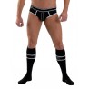Mister B URBAN Football Socks with Pocket Black calzettoni con piccolo taschino interno