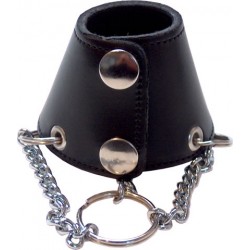 Mister B Parachute Plain With Chains ball stretcher leather in pelle