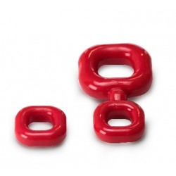 Sport Fucker Boner Kit Red di 2 + 1 cockring & ballstretcher
