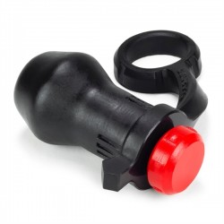 Oxballs Blaster Asslock Black + Stopper Red plug cockring silicone nero stopper rosso