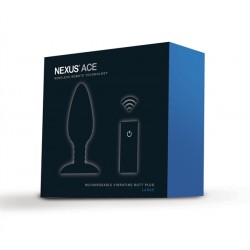 Nexus Ace Vibrating Butt Plug Large plug dilatatore anale vibrante vibratore in silicone