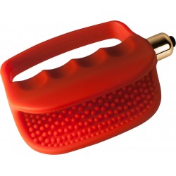 Rocks Off Hand Solo 7 speed Red masturbatore vibrante in silicone rosso