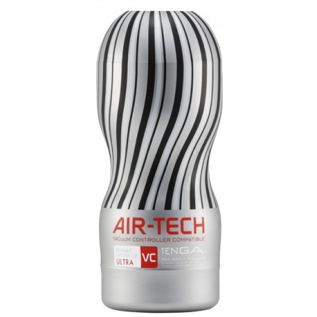 Tenga Reusable Air Tech Vacuum Cup VC Ultra Silver masturbatore
