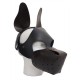 Mister B Shaggy Dog Hood testa di "cucciolo" con muso orecchie lingua in pelle