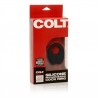 Colt Silicone Rechargeable Cock Ring Black cockring vibrante ricaricabile in silicone estensibile