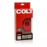 Colt Silicone Rechargeable Cock Ring Red cockring vibrante ricaricabile in silicone estensibile