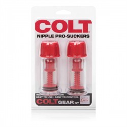 Colt Nipple Pro Suckers Red coppia di sviluppa capezzoli tit toys