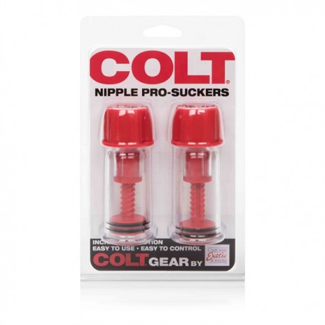 Colt Nipple Pro Suckers Red coppia di sviluppa capezzoli tit toys