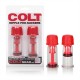 Colt Nipple Pro Suckers Red coppia di sviluppa capezzoli tit toys