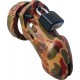 CB-6000 Chastity Cage Camouflage 82.5 mm. x 35 mm. gabbia medium/large castità pene in policarbonato