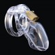 CB-3000 Chastity Cage Clear 76 mm. x 37 mm. gabbia di castità per il pene