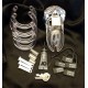 CB-Curve Chastity Cage Clear 95 mm. x 38 mm. gabbia di castità per il pene