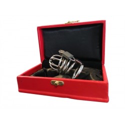 Black Label Male Chastity Device Stainless Steel gabbia di castità pene in acciaio inox