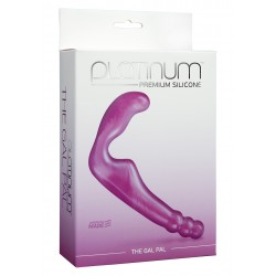 Doc Johnson Platinum Premium The Gal Pal Purple doppio dildo stimolatore in silicone