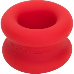 Sport Fucker Muscle Ball Stretcher Red in silicone estensibile rosso