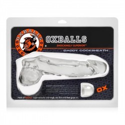 Oxballs Daddy Cock Sheath Clear estensione del pene﻿ trasparente
