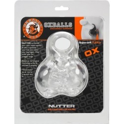 Oxballs Nutter Ball Sling Clear sacchetto per testicoli molto estensibile trasparente