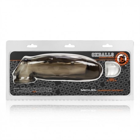 Oxballs Miguel Cock Sheath Smoke estensione del pene﻿ trasparente fumo