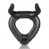 Oxballs Bull Cock Ring Black cockring anello per il pene estensibile in silicone nero