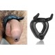 Oxballs Bull Cock Ring Black cockring anello per il pene estensibile in silicone nero
