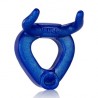 Oxballs Bull Cock Ring Blue cockring anello per il pene estensibile in silicone blue