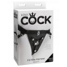 King Cock Fit Rite Harness Black mutanda imbracatura per indossare dildo unisex