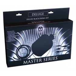 Master Series Deluxe Enema Set Black borsa clistere doccia anale