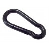 Mister B Carabiner Black 8 cm. moschettone in metallo nero per sling s/m bondage corde catene