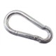 Carabiner Black 8 cm. moschettone in metallo s/m bondage sling funi corde catene