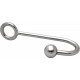 Mister B Bondage Hook gancio plug anale in acciaio inox s/m bondage funi corde catene