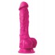 NS Novelties Colours Pleasures 7'' Dildo Pink dildo fallo realistico in silicone rosa