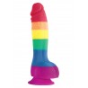 NS Novelties Colours Pride Edition 6 Inch Dildo fallo realistico in silicone arcobaleno