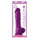 NS Novelties ColourSoft 8 Inch Dildo Purple fallo realistico in silicone viola