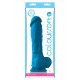 NS Novelties ColourSoft 8 Inch Dildo Blue fallo realistico in silicone viola