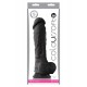 NS Novelties ColourSoft 8 Inch Dildo Black fallo realistico in silicone nero