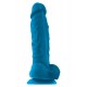 NS Novelties Colours Pleasures Thick 5 Inch Dildo Blue fallo realistico in silicone blue