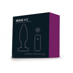 Nexus Ace Vibrating Butt Plug Small plug dilatatore anale vibrante vibratore silicone nero