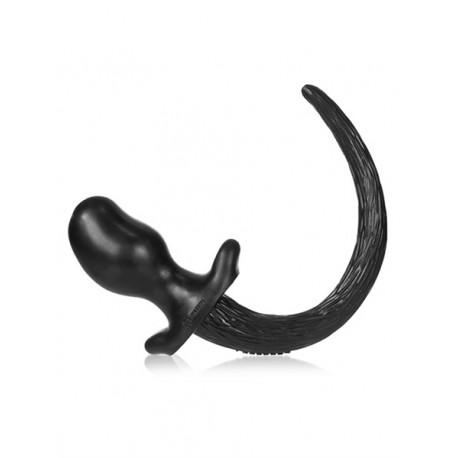 Oxballs MASTIFF Puppy Tail XL All Black dilatatore anale in silicone coda di cucciolo