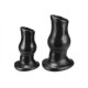 Oxballs PIG HOLE DEEP-2 Fuckplug L Black tunnel plug silicone nero