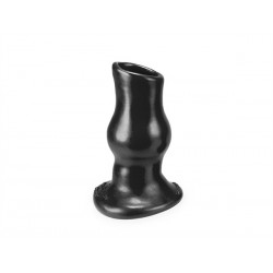 Oxballs PIG HOLE DEEP-1 Fuckplug S Black tunnel plug silicone nero