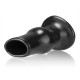 Oxballs PIG HOLE DEEP-1 Fuckplug S Black tunnel plug silicone nero