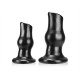 Oxballs PIG HOLE DEEP-1 Fuckplug S Black tunnel plug silicone nero