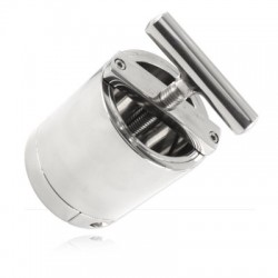 Black Label The Ball Flask Stainless Steel Crusher torchio schiaccia testicoli in acciaio inox