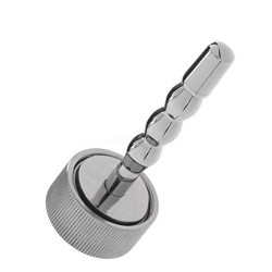Black Label The King Stainless Steel Vibrating Sound 50 mm. x 12 mm. sonda uretrale vibrante 12 mm. in acciaio inox