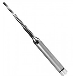 The Stepper Steel Vibrating Sound 190 mm. 4 x 8 mm. sonda uretrale vibrante in acciaio inox