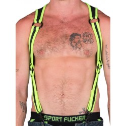 665 Neoprene Heckler Harness Black Yellow harness realizzato in morbido e robusto neoprene