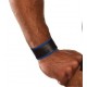 COLT Wrist Strap Band Black and Blue bracciale leather pelle con velcro