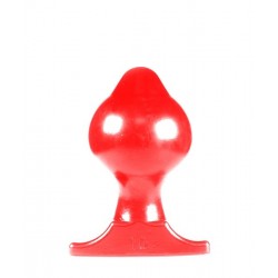 All Black Big Boy Large Butt Plug 10 cm. dilatatore anale rosso