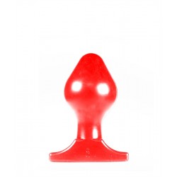 All Black Big Boy Small Butt Plug 8 cm. dilatatore anale rosso